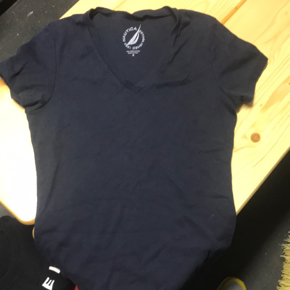 V neck tee shirt